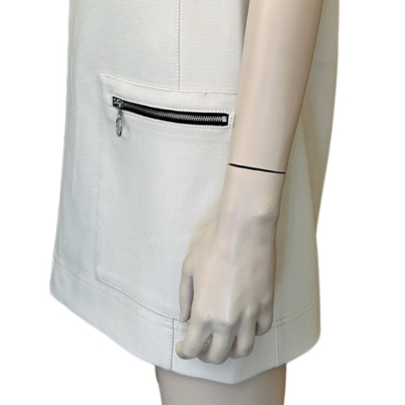 Rachel Roy Shift Dress with Seam Stitching Detail Large zippered pockets S-M - Picture 6 of 16